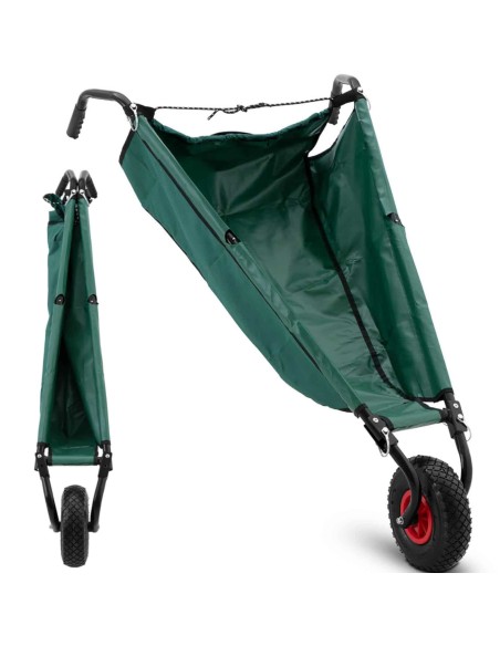 Sulankstomas karutis sodo vežimėlis 50 l 45 kg Sulankstomas karutis sodo vežimėlis 50 l 45 kg