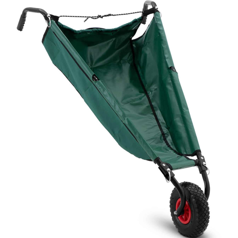 Sulankstomas karutis sodo vežimėlis 50 l 45 kg