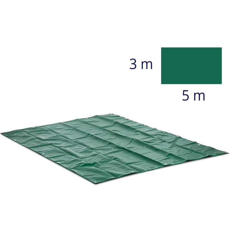 Brezento apsauginis dengiamasis lakštas su akutėmis 500 x 300 cm