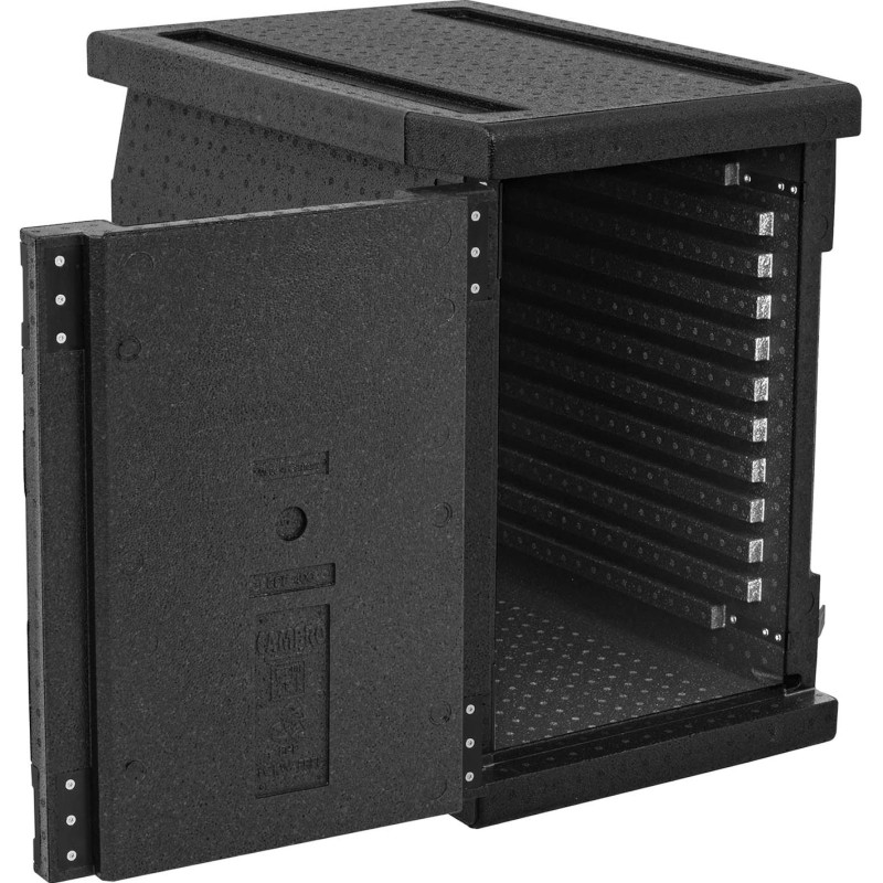 Iš priekio pakraunamas termoizoliuotas konteineris 4 x GN 1/1 aukštis 100 mm