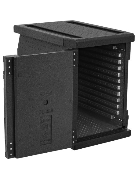 Iš priekio pakraunamas termoizoliuotas konteineris 4 x GN 1/1 aukštis 100 mm Iš priekio pakraunamas termoizoliuotas konteineris 4 x GN 1/1 aukštis 100 mm
