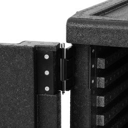 Iš priekio pakraunamas termoizoliuotas konteineris 4 x GN 1/1 aukštis 100 mm