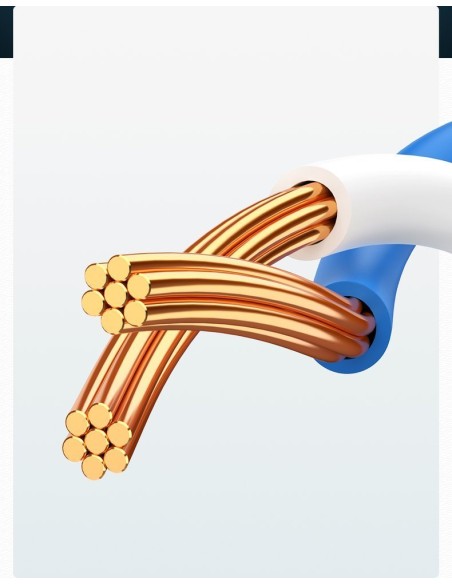 Patchcord kabelis Ethernet tinklo kabelis RJ45 Cat 6 UTP 1000Mbps 3m