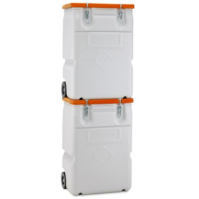 MOBIL BOX 170L pavojingų atliekų konteineris - oranžinis