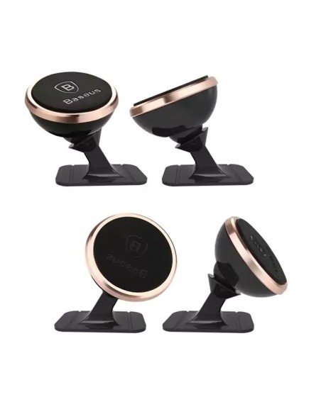 Lipnus magnetinis automobilinio telefono laikiklis 360 laipsnių aukso spalvos Lipnus magnetinis automobilinio telefono laikiklis 360 laipsnių aukso spalvos