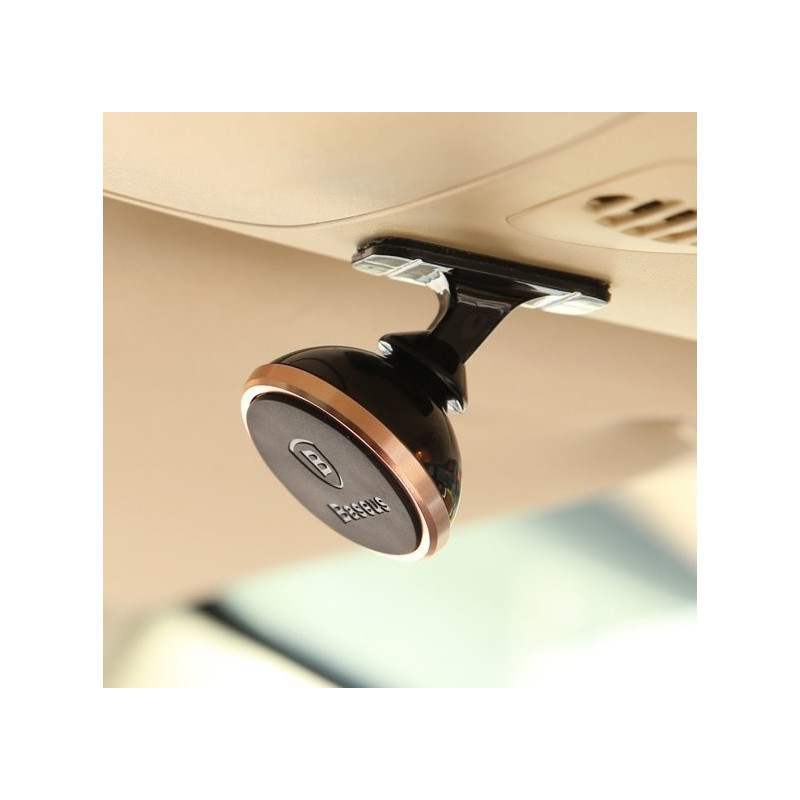 Lipnus magnetinis automobilinio telefono laikiklis 360 laipsnių aukso spalvos