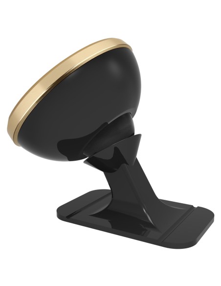 Lipnus magnetinis automobilinio telefono laikiklis 360 laipsnių aukso spalvos Lipnus magnetinis automobilinio telefono laikiklis 360 laipsnių aukso spalvos