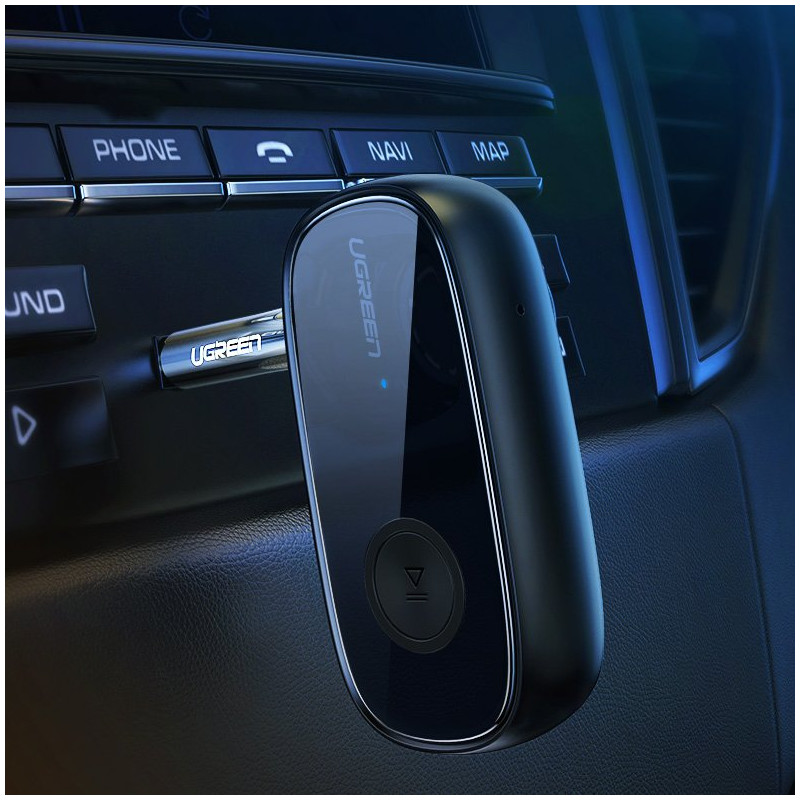 Garso imtuvas Bluetooth 5.0 ausinėms garso AUX aptX, aptX LL mini lizdas juodas