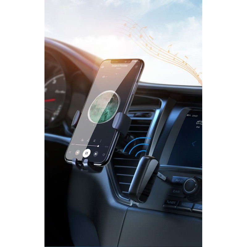 Garso imtuvas Bluetooth 5.0 ausinėms garso AUX aptX, aptX LL mini lizdas juodas