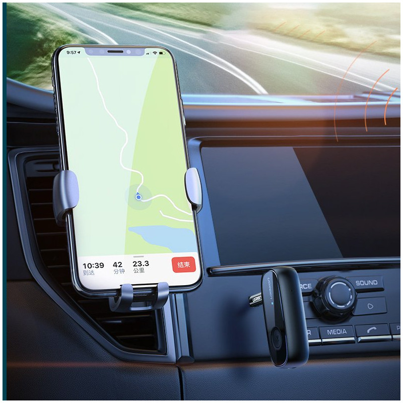 Garso imtuvas Bluetooth 5.0 ausinėms garso AUX aptX, aptX LL mini lizdas juodas