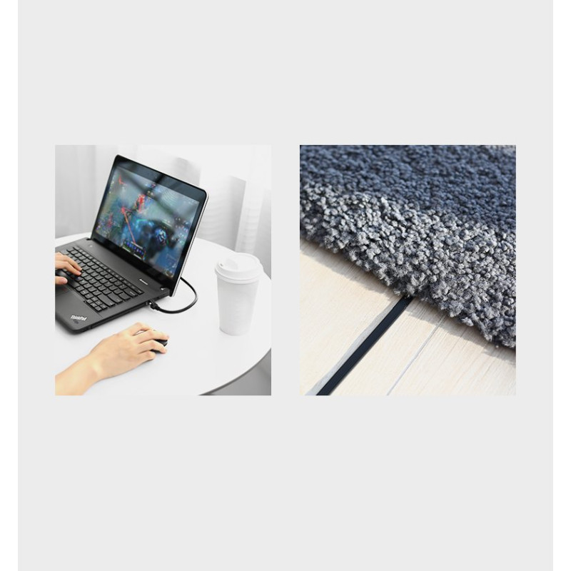 Plokščias patchcord kabelis Ethernet tinklo kabelis RJ45 Cat 6 UTP 1000 Mbps 5m