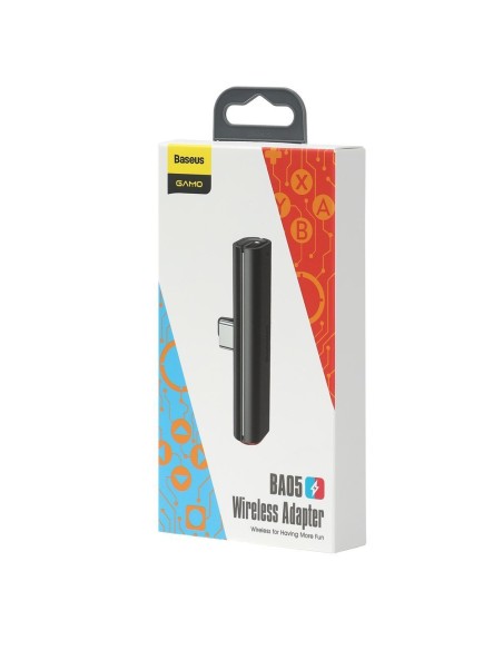 Bluetooth USB Type C siųstuvas Nintendo Switch GAMO BA05 juodas Bluetooth USB Type C siųstuvas Nintendo Switch GAMO BA05 juodas