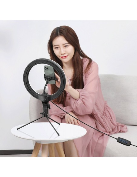 10 colių žiedinė blykstė LED žiedinė lempa išmaniajam telefonui asmenukių nuotraukų vaizdo įrašams 10 colių žiedinė blykstė LED žiedinė lempa išmaniajam telefonui asmenukių nuotraukų vaizdo įrašams