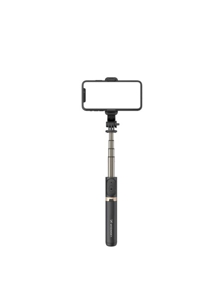 Selfie Stick teleskopinis foto trikojis + Bluetooth nuotolinio valdymo pultas juodas Selfie Stick teleskopinis foto trikojis + Bluetooth nuotolinio valdymo pultas juodas