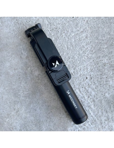Selfie Stick teleskopinis foto trikojis + Bluetooth nuotolinio valdymo pultas juodas Selfie Stick teleskopinis foto trikojis + Bluetooth nuotolinio valdymo pultas juodas