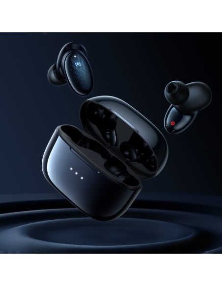 Į ausis įdedamos belaidės ausinės TWS Bluetooth 5.0 vandeniui atsparios IPX5 aptX mėlynos spalvos Į ausis įdedamos belaidės ausinės TWS Bluetooth 5.0 vandeniui atsparios IPX5 aptX mėlynos spalvos