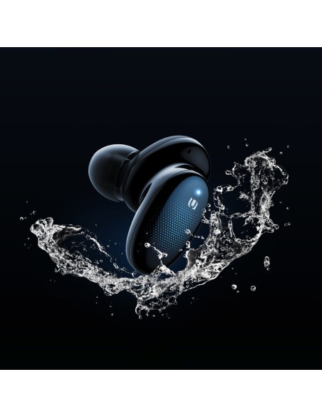 Į ausis įdedamos belaidės ausinės TWS Bluetooth 5.0 vandeniui atsparios IPX5 aptX mėlynos spalvos Į ausis įdedamos belaidės ausinės TWS Bluetooth 5.0 vandeniui atsparios IPX5 aptX mėlynos spalvos