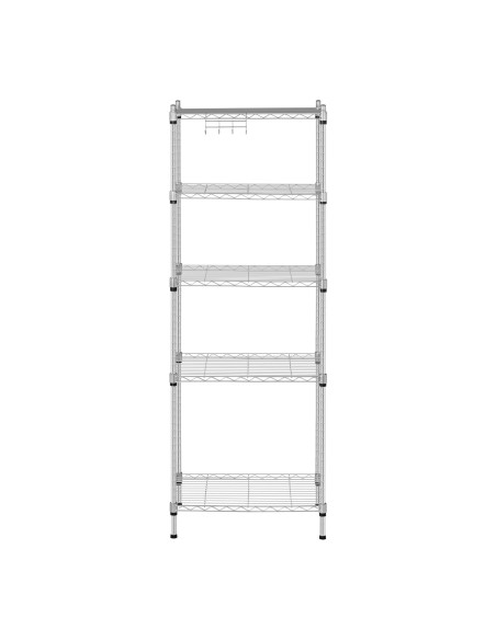 Ažūrinė vielos laikymo lentyna pilka 150x55x35cm iki 150kg Ažūrinė vielos laikymo lentyna pilka 150x55x35cm iki 150kg