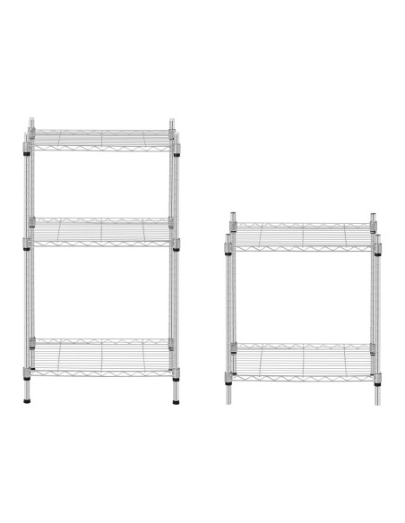 Ažūrinė vielos laikymo lentyna pilka 150x55x35cm iki 150kg Ažūrinė vielos laikymo lentyna pilka 150x55x35cm iki 150kg