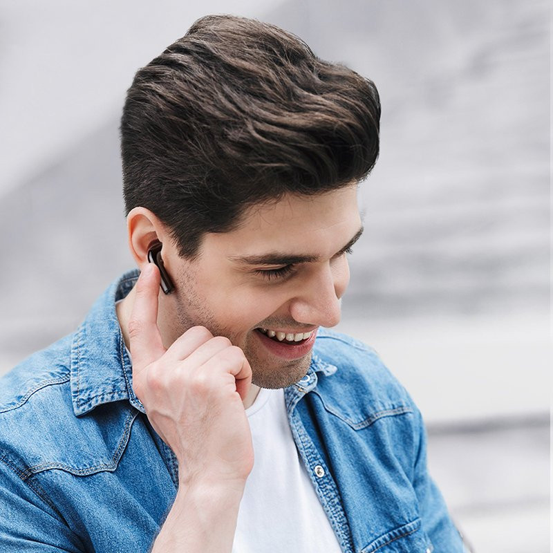 Belaidės Bluetooth 5.0 TWS ausinės juodos