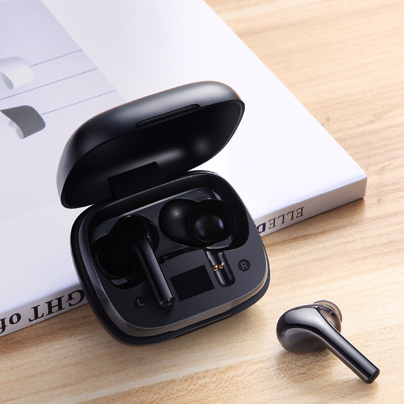 Belaidės Bluetooth 5.0 TWS ausinės juodos