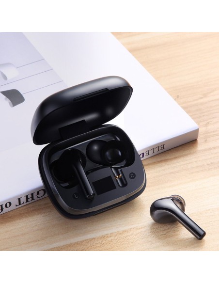 Belaidės Bluetooth 5.0 TWS ausinės juodos Belaidės Bluetooth 5.0 TWS ausinės juodos