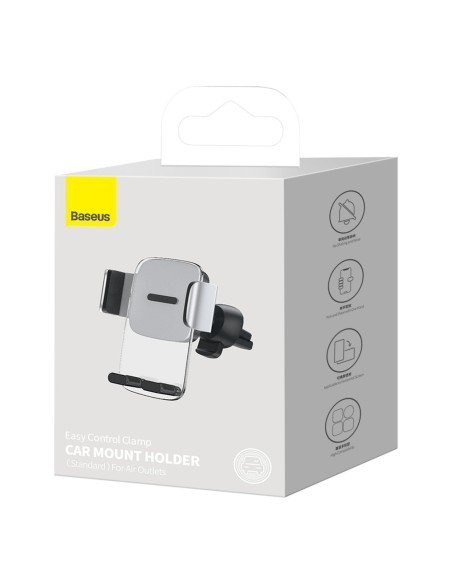 Sidabrinis automobilio telefono laikiklis orlaidėms Sidabrinis automobilio telefono laikiklis orlaidėms