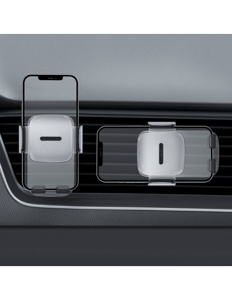 Sidabrinis automobilio telefono laikiklis orlaidėms Sidabrinis automobilio telefono laikiklis orlaidėms