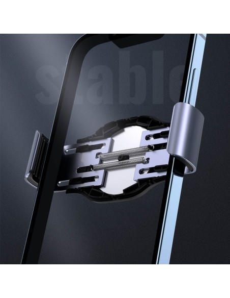 Spaustuvas ir magnetinis automobilinio telefono laikiklis 2in1 juodas