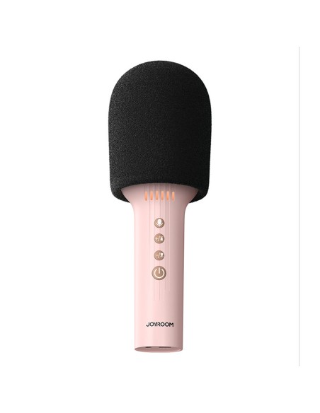 Belaidis karaoke mikrofonas su Bluetooth 5.0 garsiakalbiu 1200mAh rožinis Belaidis karaoke mikrofonas su Bluetooth 5.0 garsiakalbiu 1200mAh rožinis