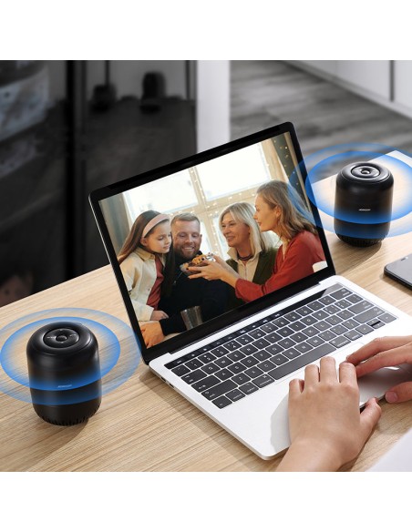 Nešiojamas belaidis bluetooth garsiakalbis 5W juodas