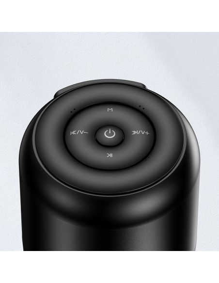 Nešiojamas belaidis bluetooth garsiakalbis 5W juodas