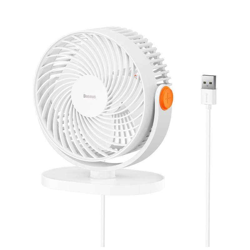Tylus ventiliatorius Serenity USB stalinis ventiliatorius baltas