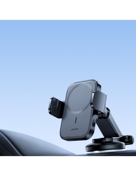 Automobilinis telefono laikiklis su 15W MagSafe Qi indukciniu įkrovikliu prietaisų skydeliui
