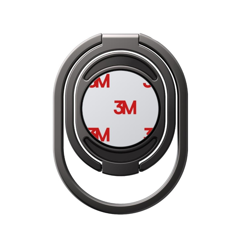 Bėgiai lipnus žiedo laikiklis telefono stovas pilkas