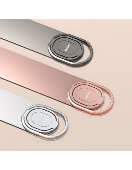 Bėgiai lipnus žiedo laikiklis telefono stovas pilkas Bėgiai lipnus žiedo laikiklis telefono stovas pilkas