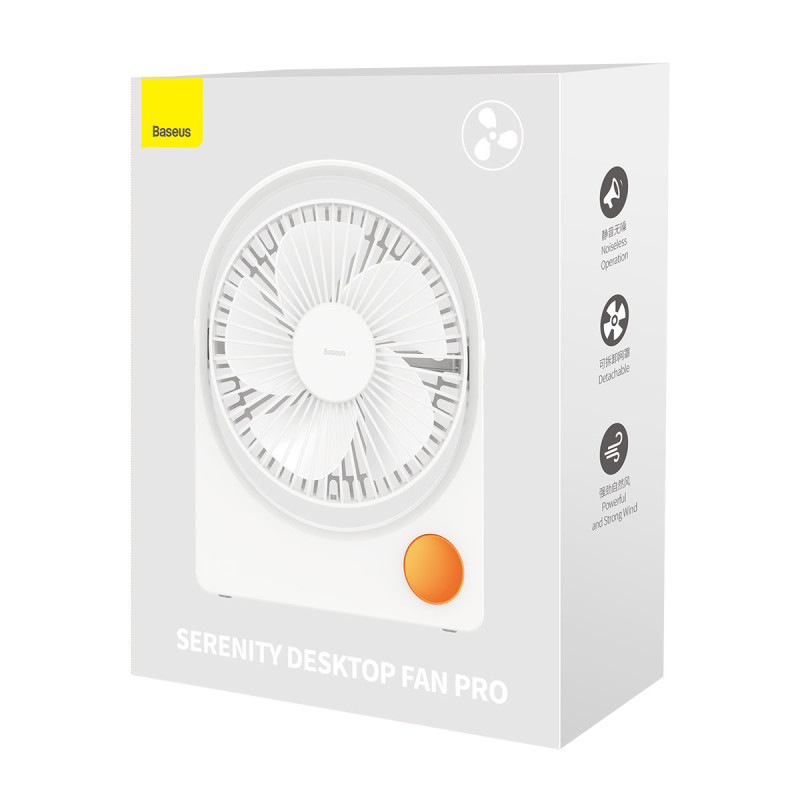 Serenity Fan Pro USB stalinis ventiliatorius baltas