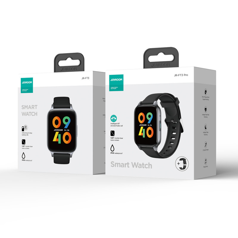 Fit-Life JR-FT3 PRO tamsiai pilkas išmanusis laikrodis