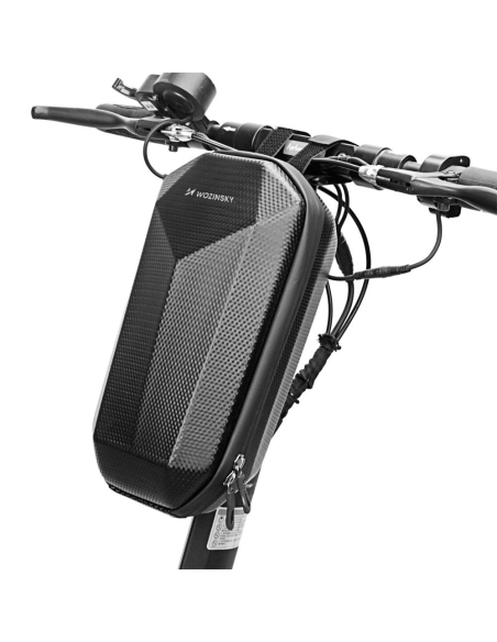 Vandeniui atsparus paspirtuko rankenos krepšys Motorolerio krepšys 4 L juodas