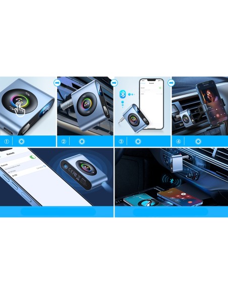 Bluetooth 5.3 garsiakalbis, skirtas AUX mini lizdui, 3,5 mm prievadui Bluetooth 5.3 garsiakalbis, skirtas AUX mini lizdui, 3,5 mm prievadui