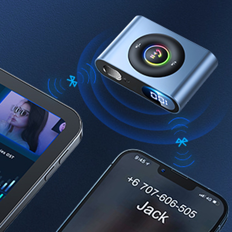 Bluetooth 5.3 garsiakalbis, skirtas AUX mini lizdui, 3,5 mm prievadui