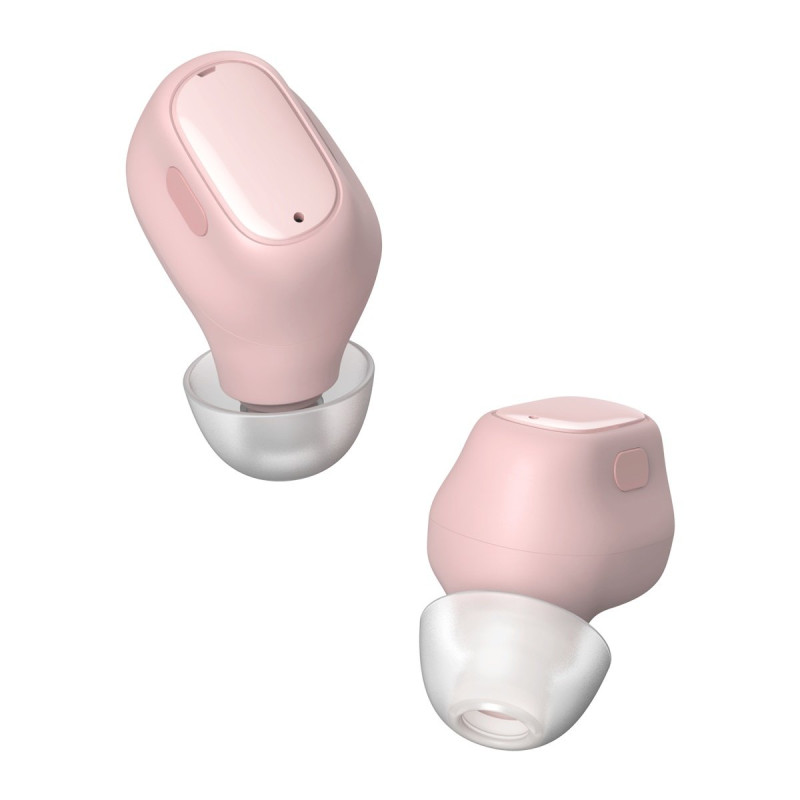 Encok WM01 TWS Bluetooth 5.3 į ausis įdedamos belaidės ausinės rožinės spalvos