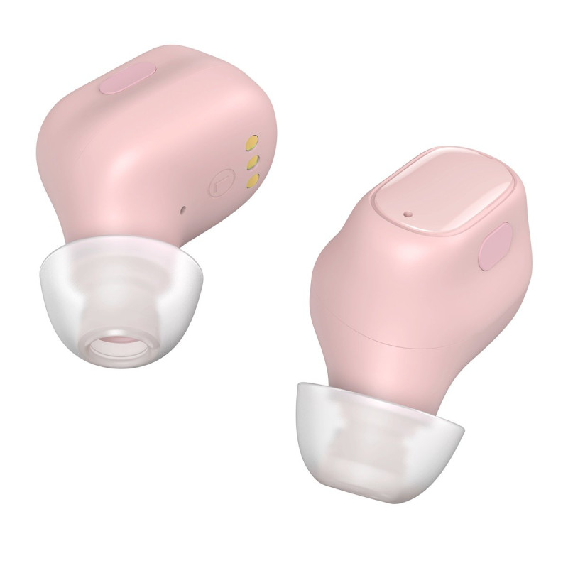 Encok WM01 TWS Bluetooth 5.3 į ausis įdedamos belaidės ausinės rožinės spalvos