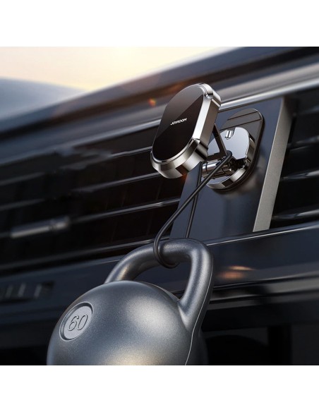 Magnetinis automobilio telefono laikiklis kabinos prietaisų skydeliui tamsiai pilkas Magnetinis automobilio telefono laikiklis kabinos prietaisų skydeliui tamsiai pilkas