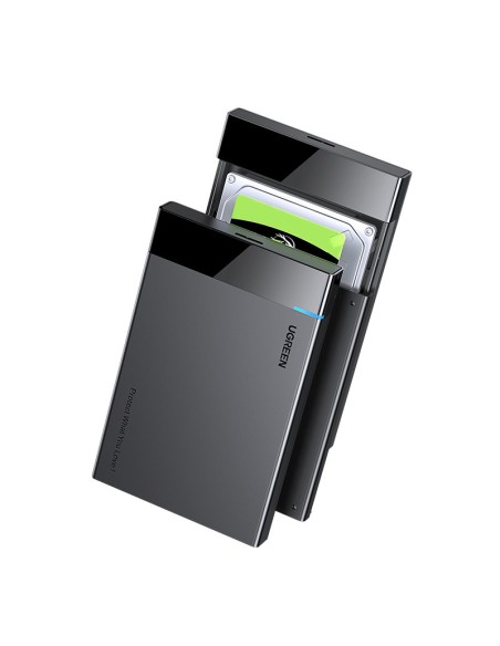 Juodos spalvos SATA 2,5 colio 6 TB USB-C 3.0 disko korpusas Juodos spalvos SATA 2,5 colio 6 TB USB-C 3.0 disko korpusas