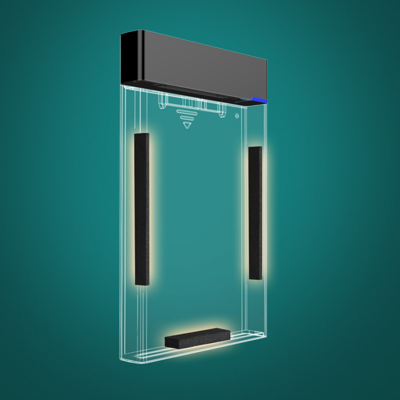 Juodos spalvos SATA 2,5 colio 6 TB USB-C 3.0 disko korpusas