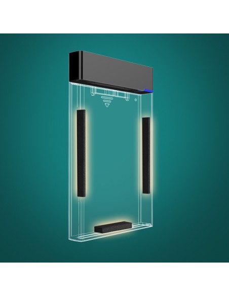 Juodos spalvos SATA 2,5 colio 6 TB USB-C 3.0 disko korpusas Juodos spalvos SATA 2,5 colio 6 TB USB-C 3.0 disko korpusas