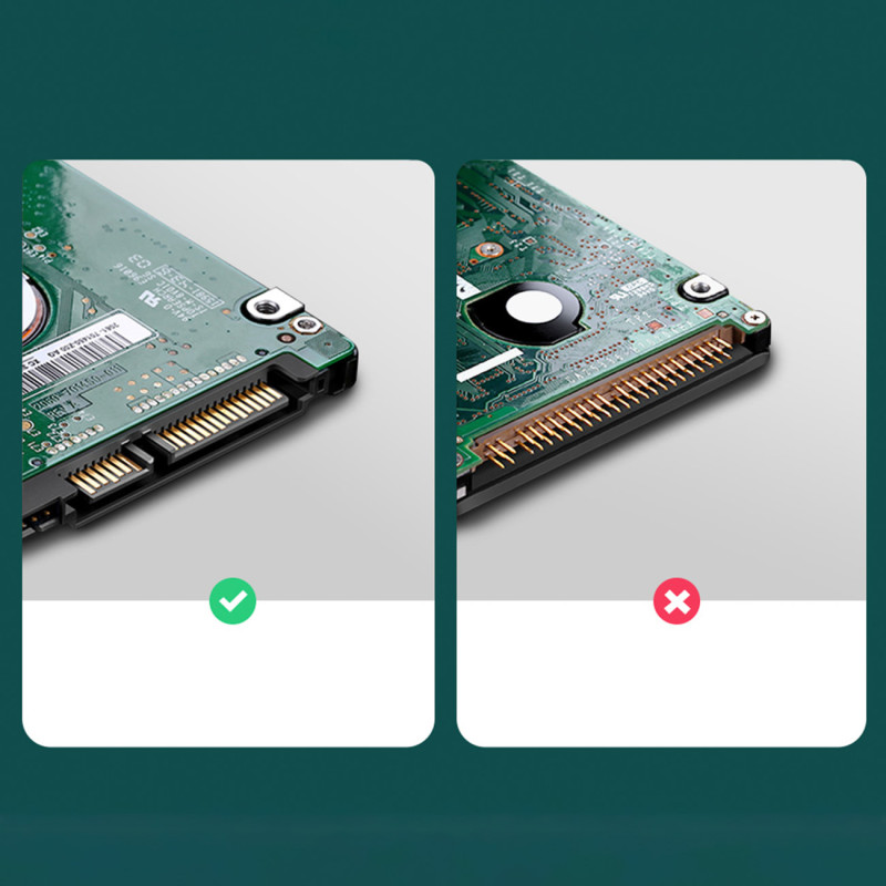 Juodos spalvos SATA 2,5 colio 6 TB USB-C 3.0 disko korpusas