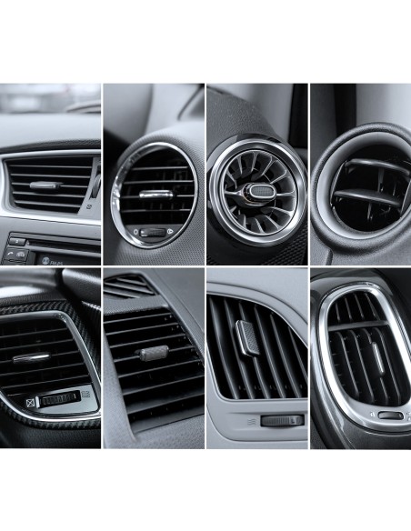 Telefono laikiklis oro išleidimo angai automobilio spaustuke juodas Telefono laikiklis oro išleidimo angai automobilio spaustuke juodas