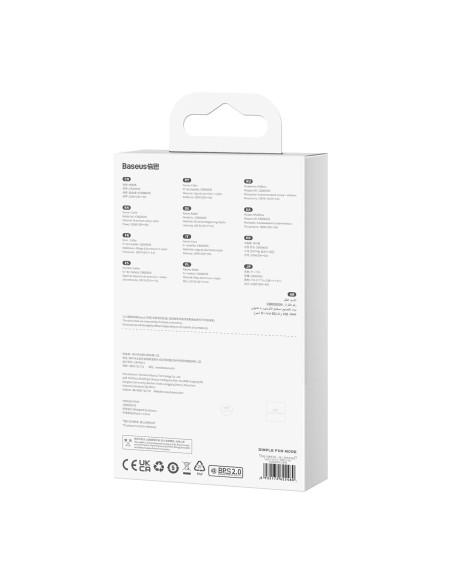 Kabelio blykstės serija 2in1 USB-C 2xUSB-C 100W 1,5m juoda Kabelio blykstės serija 2in1 USB-C 2xUSB-C 100W 1,5m juoda